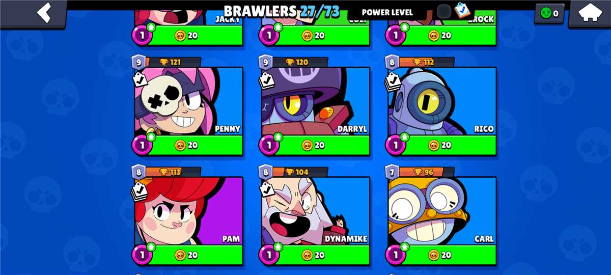 Penjualan akun permainan Brawl Stars